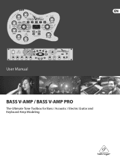 Behringer BASS V-AMP PRO Manual