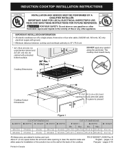 Electrolux EW30IC60LB Installation Instructions (English Español Français)