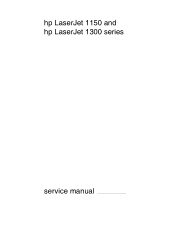 HP LaserJet 1150 Service Manual