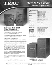 TEAC DVW-D17 Tower DVD Duplicators Brochure