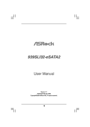 ASRock 939SLI32-eSATA2 User Manual