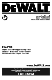 Dewalt DWACPRIR Instruction Manual