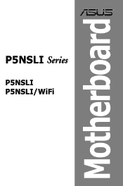 Asus P5NSLI Motherboard Installation Guide