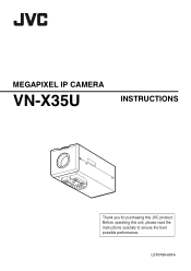 JVC VN-X35U Instructions