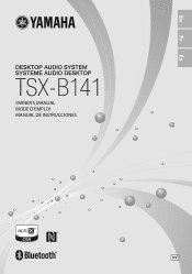 Yamaha TSX-B141 TSX-B141 Owners Manual