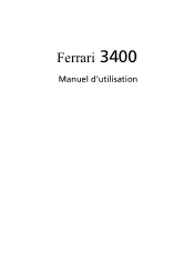 Acer Ferrari 3400 Ferrari 3400 User's Guide FR