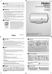 Haier FCD-JTHC80A-III User Manual