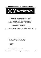 Emerson ES3 Owners Manual