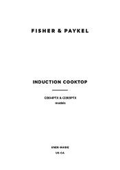 Fisher and Paykel CI365PTX1 N User Guide