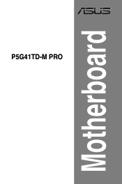 Asus P5G41TD-M PRO User Manual