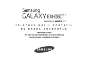 Samsung SGH-T599N User Manual Metropcs Sgh-t599n Galaxy Exhibit Spanish User Manual Ver.md4_f4 (Spanish(north America))