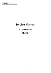 Dell E2423H Monitor Simplified Service Manual
