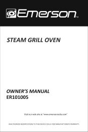 Emerson ER101005 Owners Manual