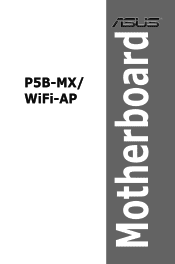 Asus P5B-MX P5B-MX user's manual