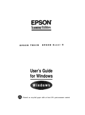 Epson ES-300C User Manual - TWAIN 32