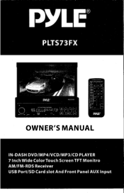 Pyle UPLTS73FX PLTS73FX Manual 1