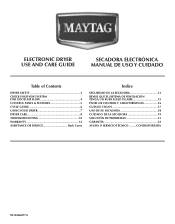 Maytag MEDX5SPAW Use & Care Guide