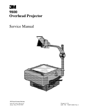 3M 9800 Service Manual
