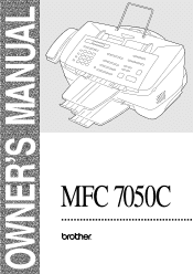 Brother International MFC-7050C Users Manual - English