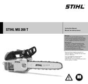 Stihl MS 200 T Instruction Manual