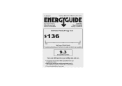Frigidaire FFTA1422R2 Energy Guide