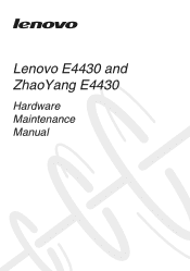Lenovo E4430 Hardware Maintenance Manual