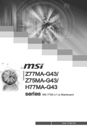 MSI H77MA User Guide