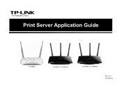 TP-Link TD-W8980 TD-W8980 V1 Print Server Application Guide