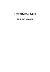 Acer TravelMate 4400 TravelMate 4400 User's Guide ES