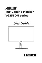 Asus TUF Gaming VG258QM VG258QM Series User Guide