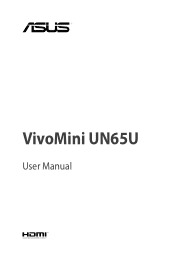 Asus VivoMini UN65U UN65U Users ManualEnglish