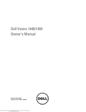 Dell Vostro 1445 Owners Manual