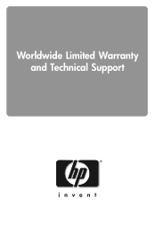 HP Pavilion zt3000 HP Notebook Series - Worldwide Limited Warranty and Technical Support - English
