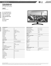 LG 32UD59-B Owners Manual - English