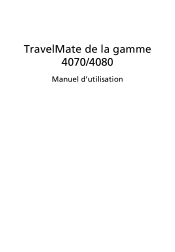 Acer TravelMate 4070 TravelMate 4070 User's Guide FR