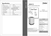 Haier XQS60-78 User Manual