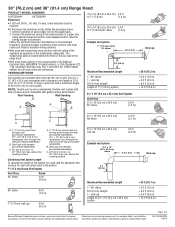 KitchenAid UXT5236BDS Dimension Guide