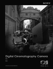 Sony F23 Brochure (Digital Cinematography Camera - F23 / F35)