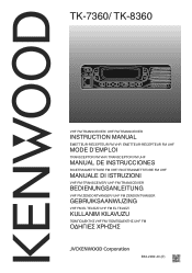 Kenwood TK-8360 Operation Manual 2