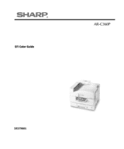 Sharp AR-C360P AR-C360P EFI Color Guide