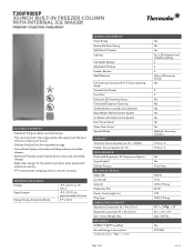 Thermador T30IF900SP Product Specs