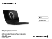 Dell Alienware 13 R2 Specifications