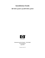 HP 9000 rp3410 Installation Guide, Seventh Edition - HP 9000 rp3410 and HP 9000 rp3440