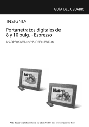 Insignia NS-DPF08WW-16 User Manual Espanol
