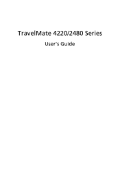 Acer TravelMate 2480 TravelMate 4220 - 2480 User's Guide