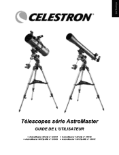 Celestron AstroMaster 90EQ Telescope AstroMaster  90EQ and 130EQ Manual (French)