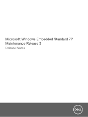 Dell Wyse 5060 Microsoft Windows Embedded Standard 7P Maintenance Release 3 Release Notes