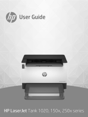 HP LaserJet Tank 2502-2506 User Guide
