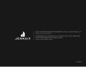 Jenn-Air JB36NXFXR Panel Kit Instructions
