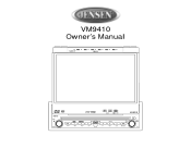 Jensen VM9410 Owners Manual